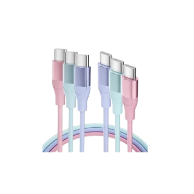 SGIN USB-C to USB-C Fast Charging Cable (3-Pack, 6FT, 60W)